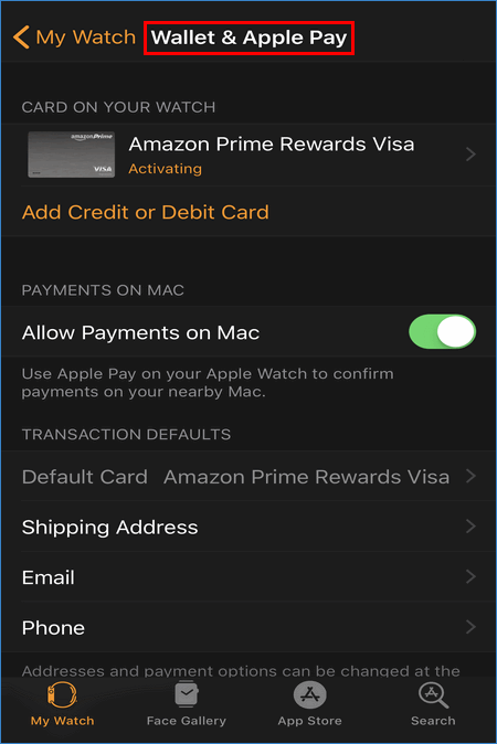 Привязка карты к Apple Pay